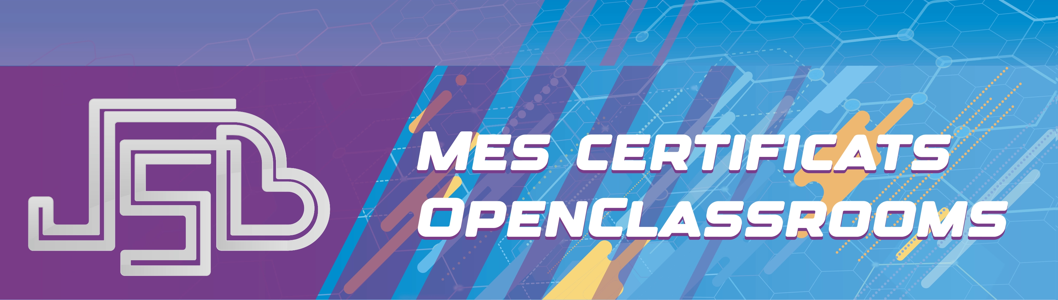 image du header de la version desktop où il y a écrit mes certificats openclassrooms